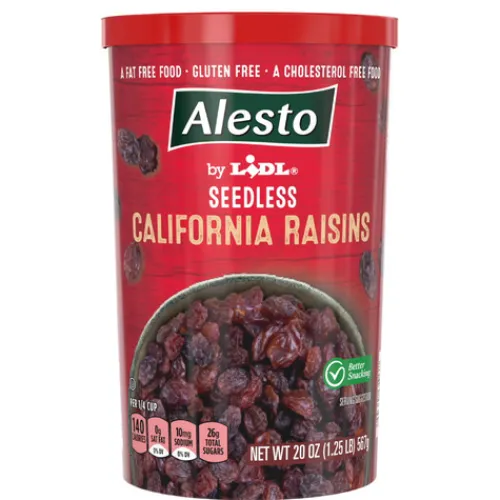 Alesto California Seedless Raisins^Lidl Discount