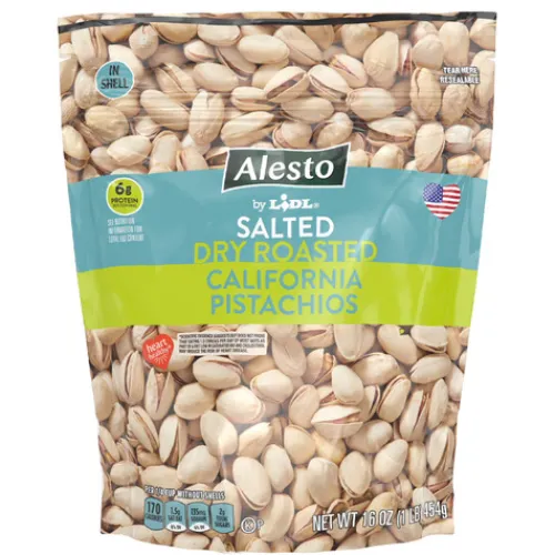 Alesto Roasted Salted Pistachios^Lidl Clearance
