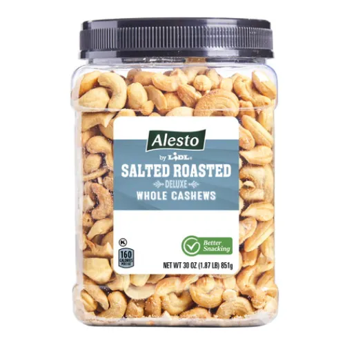 Alesto Salted Roasted Whole Cashews^Lidl Discount