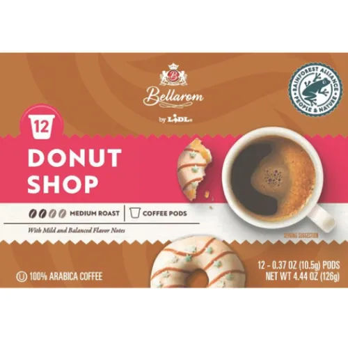 Bellarom Donut Shop Coffee Pods^Lidl Clearance