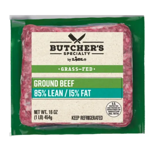 Butcher'S Specialty Grass-Fed Ground Beef, 85% Lean^Lidl New