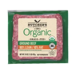 Butcher'S Specialty Organic Grassfed Ground Beef, 90% Lean^Lidl Discount