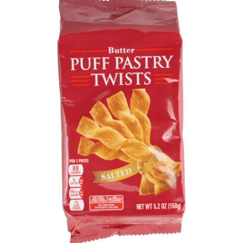 Butter Puff Pastry Twists, Salted^Lidl Discount