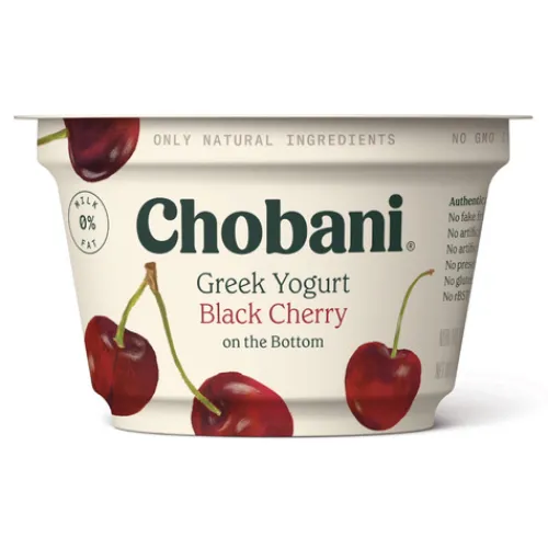 Chobani® Nonfat Greek Yogurt, Black Cherry On The Bottom^Lidl New