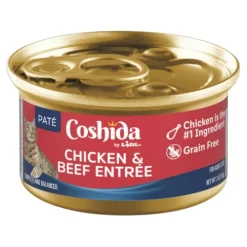 Coshida Complete And Balanced Adult Cat Food, Chicken And Beef^Lidl New