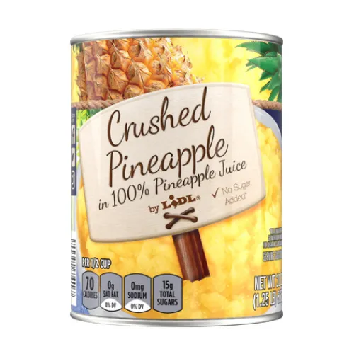 Crushed Pineapple In 100% Pineapple Juice^Lidl Discount