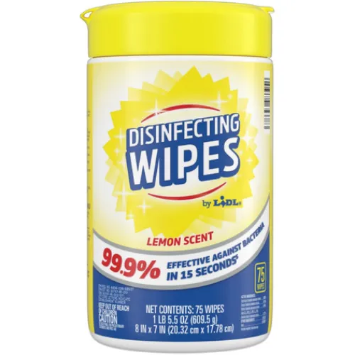 Disinfecting Wipes, Lemon Scent^Lidl Discount