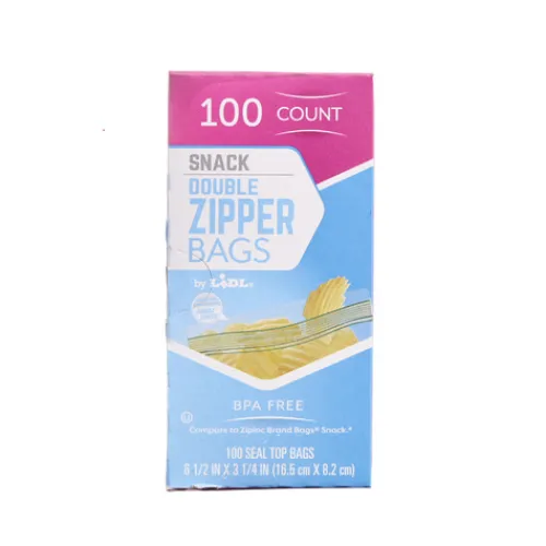 Double Zipper Snack Bags^Lidl Best