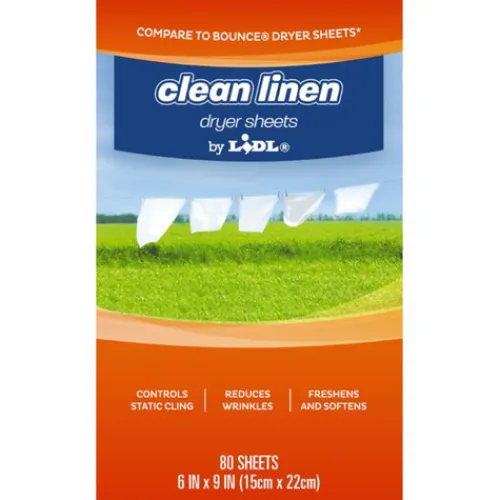Dryer Sheets, Clean Linen^Lidl Hot