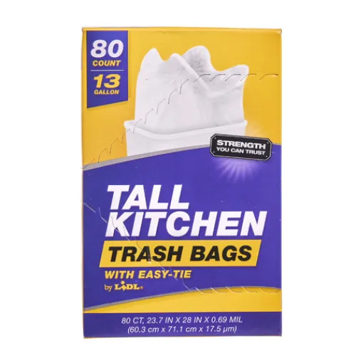 Easy-Tie Tall Kitchen Trash Bags^Lidl Outlet