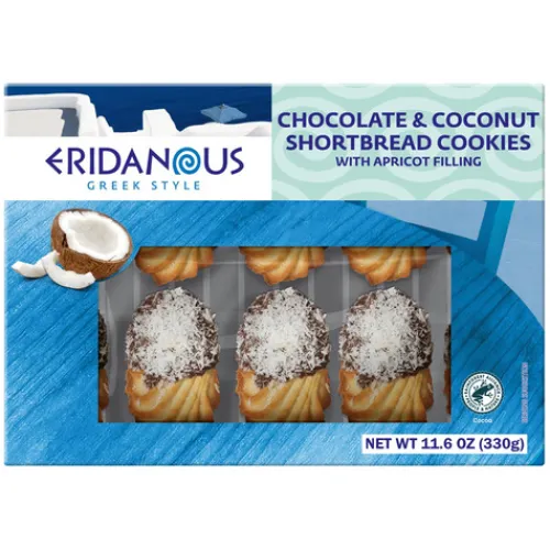 Eridanous Chocolate Shortbread Cookies, With Shredded Coconut^Lidl Best