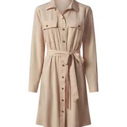Esmara® Ladies' Shirt Dress, Beige^Lidl Online