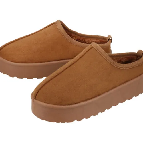 Esmara® Ladies' Slippers, Chestnut^Lidl Discount