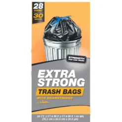 Extra Strong Trash Bags With Drawstrings^Lidl New