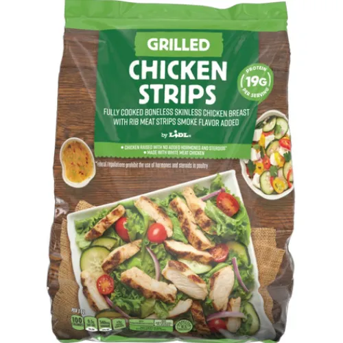 Frozen Grilled Chicken Strips^Lidl Sale