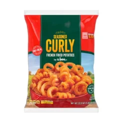 Frozen Seasoned Curly French Fried Potatoes^Lidl Clearance