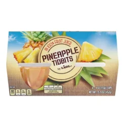 Fruit Cups, Pineapple Tidbits^Lidl New