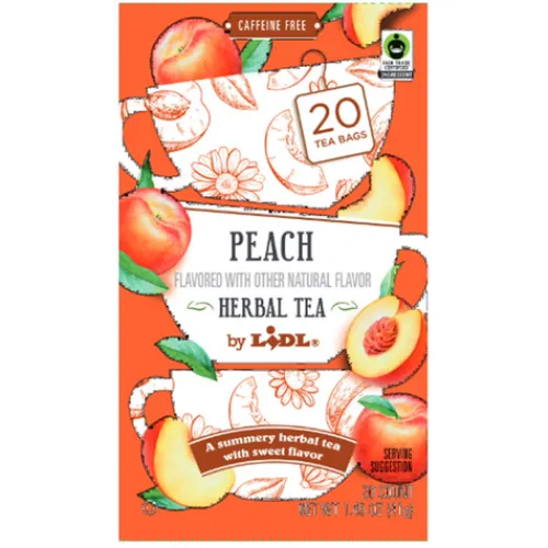 Fruit Herbal Tea, Peach^Lidl Best