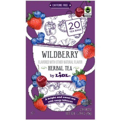 Fruit Herbal Tea. Wild Berry^Lidl Clearance