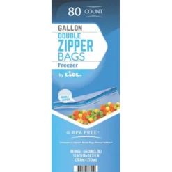 Gallon Double Zipper Freezer Bags^Lidl Online