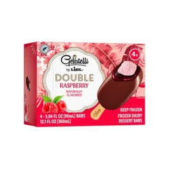 Gelatelli Frozen Dairy Dessert Bars, Double Raspberry^Lidl Online
