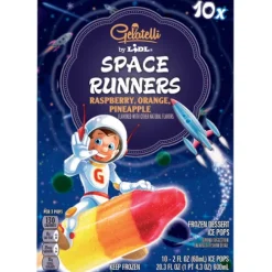 Gelatelli Frozen Space Runners Dessert Ice Pops^Lidl Outlet