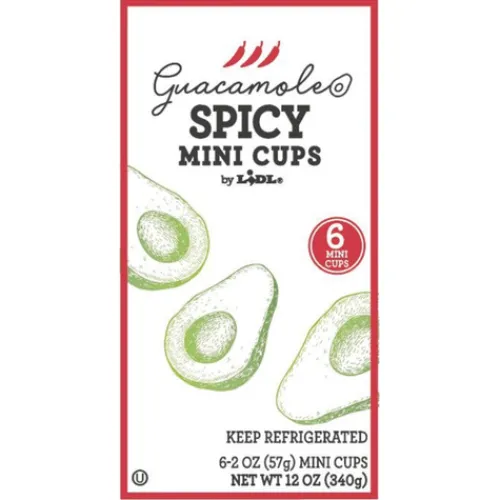 Guacamole Mini Cups, Spicy^Lidl New