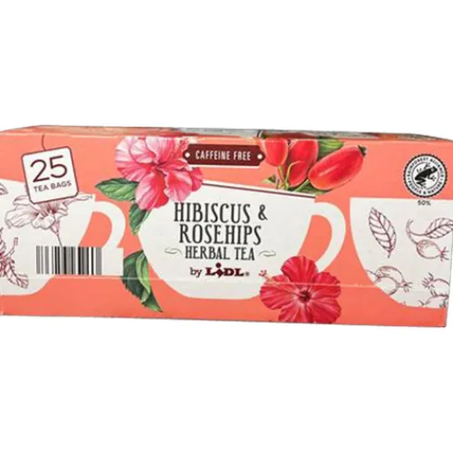 Hibiscus & Rosehips Herbal Tea^Lidl Clearance