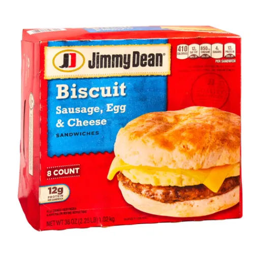 Jimmy Dean® Frozen Sausage, Egg & Cheese Biscuit^Lidl Best