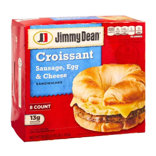 Jimmy Dean® Frozen Sausage, Egg & Cheese Croissant^Lidl Online