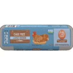 Large Cage Free Brown Eggs, Grade A^Lidl Sale