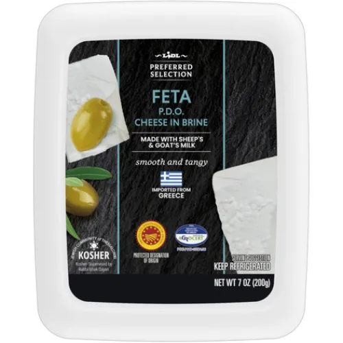 Preferred Selection DOP Feta Cheese In Brine^Lidl Online