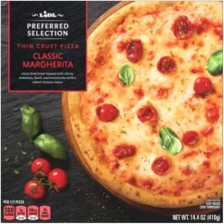 Preferred Selection Frozen Thin Crust Pizza, Classic Margherita^Lidl Outlet