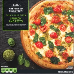 Preferred Selection Frozen Thin Crust Pizza, Spinach And Pesto^Lidl Sale