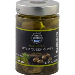 Preferred Selection Marinated Pitted Green Olives^Lidl Discount