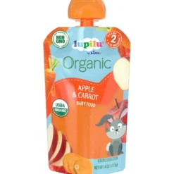 Lupilu® Organic Apple Carrot Baby Food, Stage 1^Lidl New