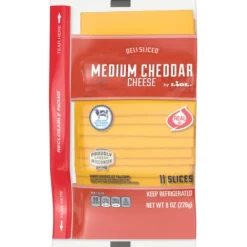 Medium Cheddar Cheese Slices^Lidl
