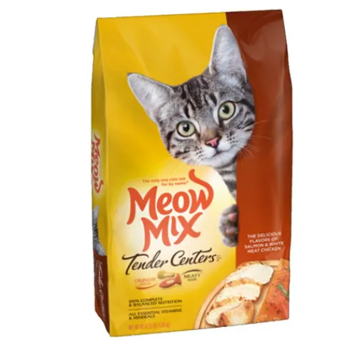 Meow Mix Tender Centers® Cat Food, Chicken Salmon^Lidl Hot