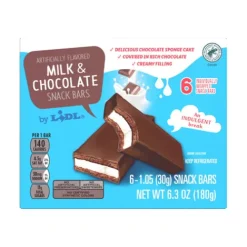 Milk & Chocolate Snack Bars^Lidl New
