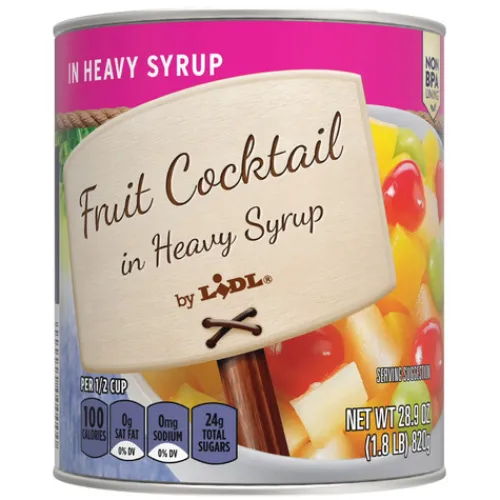 Mixed Fruit Cocktail In Heavy Syrup^Lidl