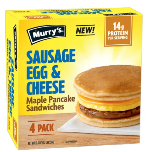 Murry'S® Frozen Maple Pancake Sandwiches, Sausage Egg & Cheese^Lidl Clearance
