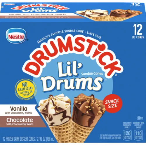 Nestlé® Drumstick® Lil' Drums™ Frozen Sundae Cones^Lidl Discount