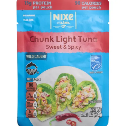 Nixe Chunk Light Tuna Pouch, Sweet & Spicy^Lidl Best
