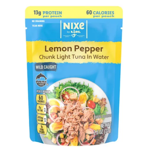 Nixe Lemon Pepper Chunk Light Tuna In Water^Lidl New
