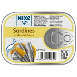 Nixe Sardines In Mustard Sauce^Lidl Hot