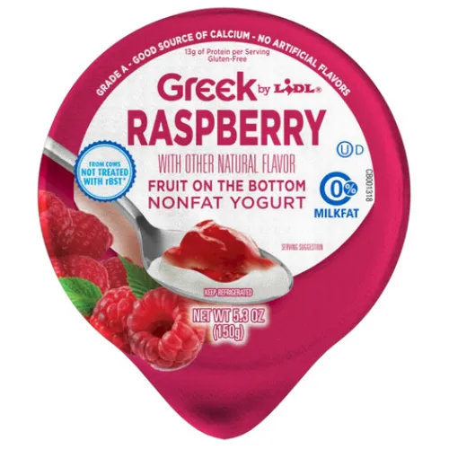 Nonfat Greek Yogurt, Raspberry^Lidl Clearance