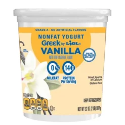 Nonfat Greek Yogurt, Vanilla^Lidl Clearance