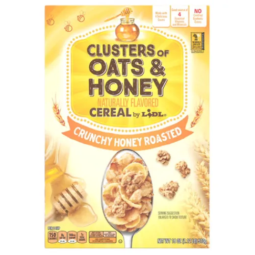 Oats & Honey Clusters, Crunchy Honey Roasted^Lidl Online