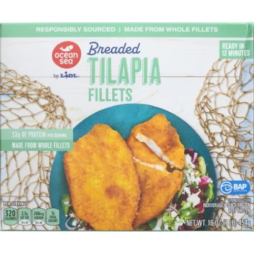 Ocean Sea Frozen Breaded Tilapia Fillets^Lidl
