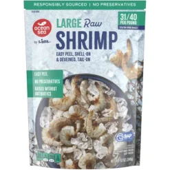 Ocean Sea Frozen Large Raw Shrimp, 31-40^Lidl Sale